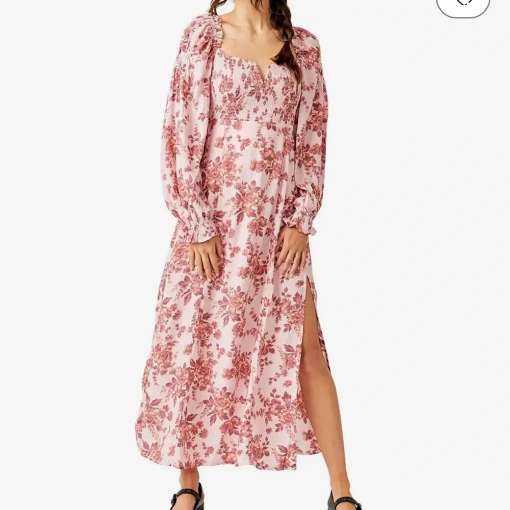 Free People Jaymes Midi Floral Dress - Picture 3 of 7